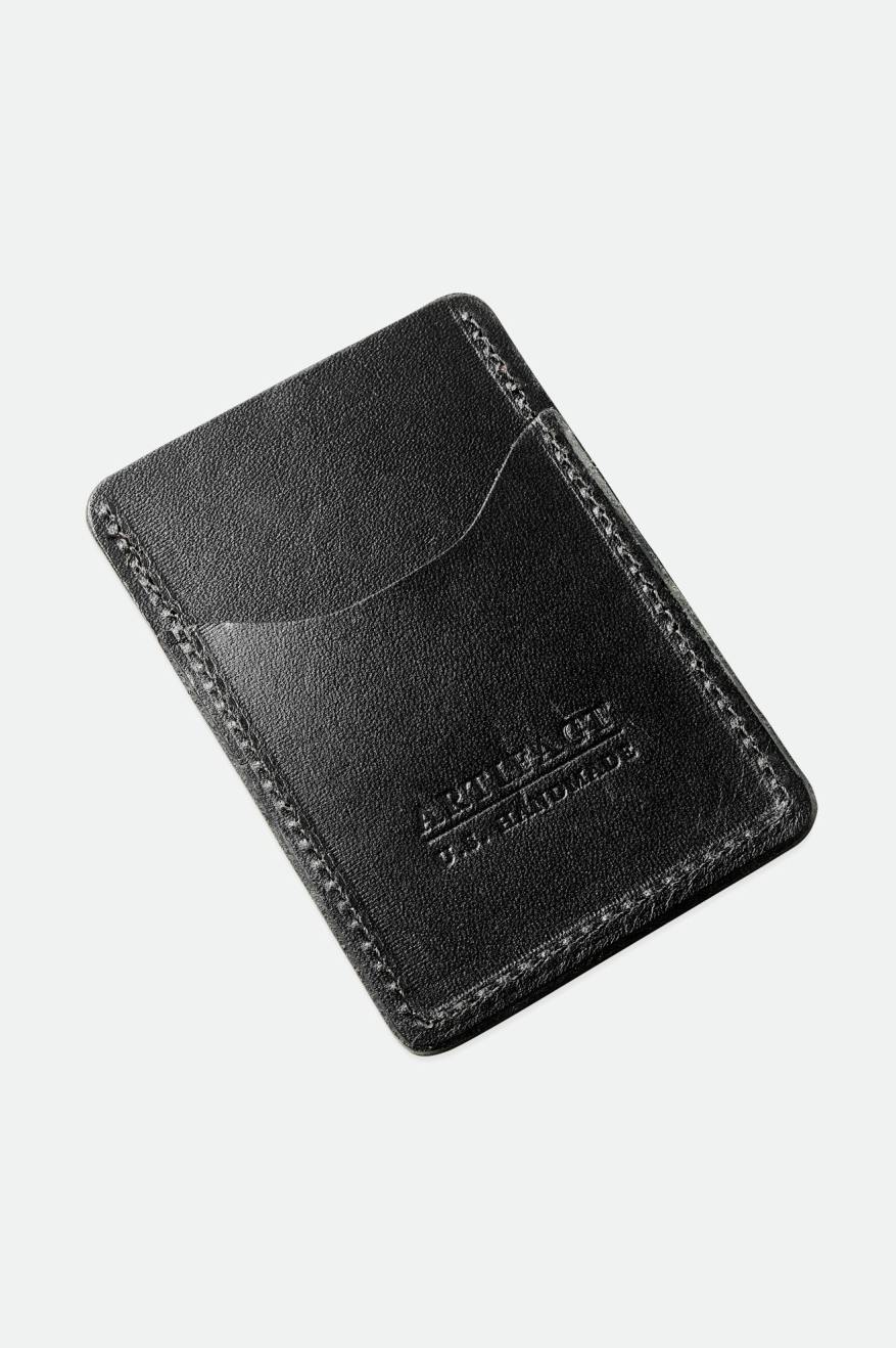 Accesorios Brixton Artifact Cuero Card Holder Wallet Unisex Negras | 63IBTYHUL