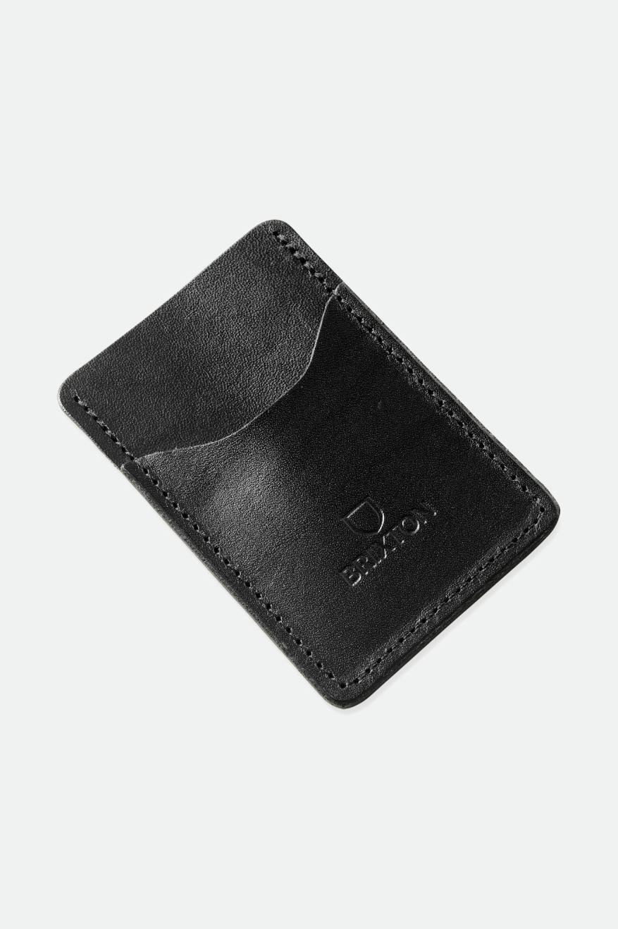 Accesorios Brixton Artifact Cuero Card Holder Wallet Unisex Negras | 63IBTYHUL