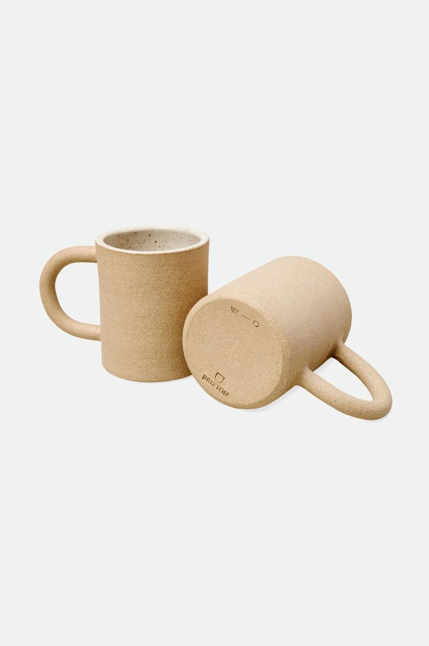 Accesorios Brixton O-M Hand Crafted Cerámico Mug Unisex Beige | 45UYHQFRW