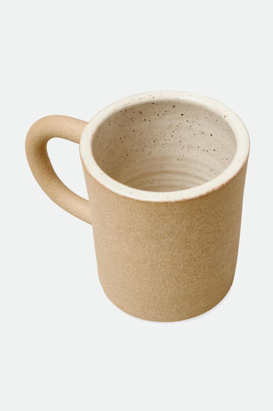 Accesorios Brixton O-M Hand Crafted Cerámico Mug Unisex Beige | 45UYHQFRW