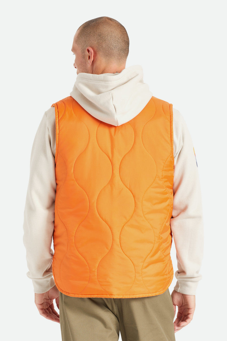 Chaquetas Brixton Abraham Reversible Vest Hombre Naranjas | 04IMTURHS