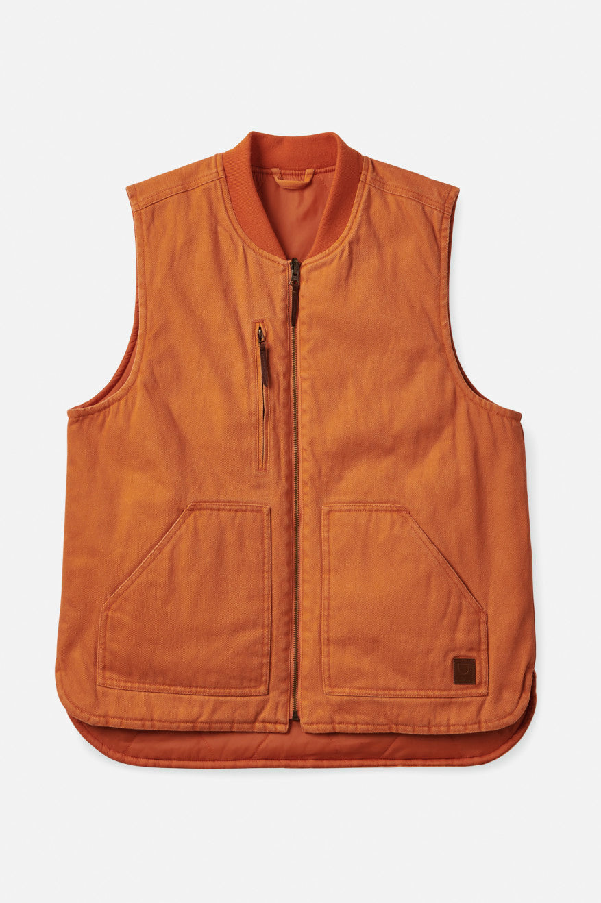 Chaquetas Brixton Abraham Reversible Vest Hombre Naranjas | 04IMTURHS