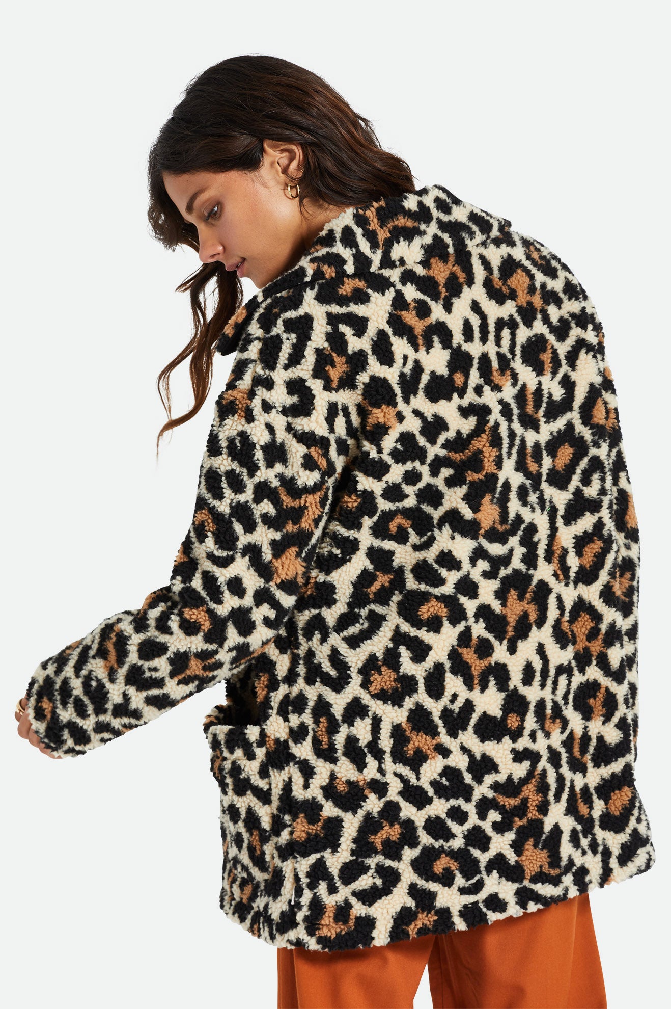 Chaquetas Brixton Bern Mujer Leopardo | 06NCDOLIJ