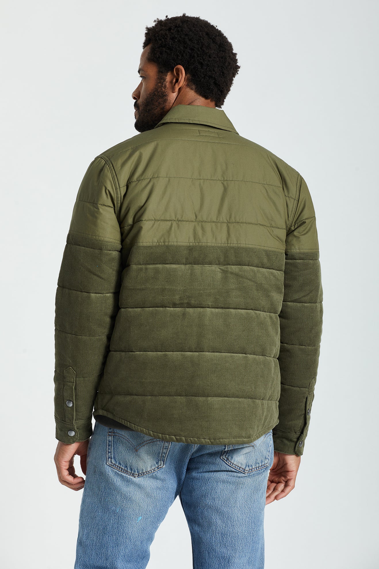 Chaquetas Brixton Cass Hombre Verde Oliva | 24NDMSWEG