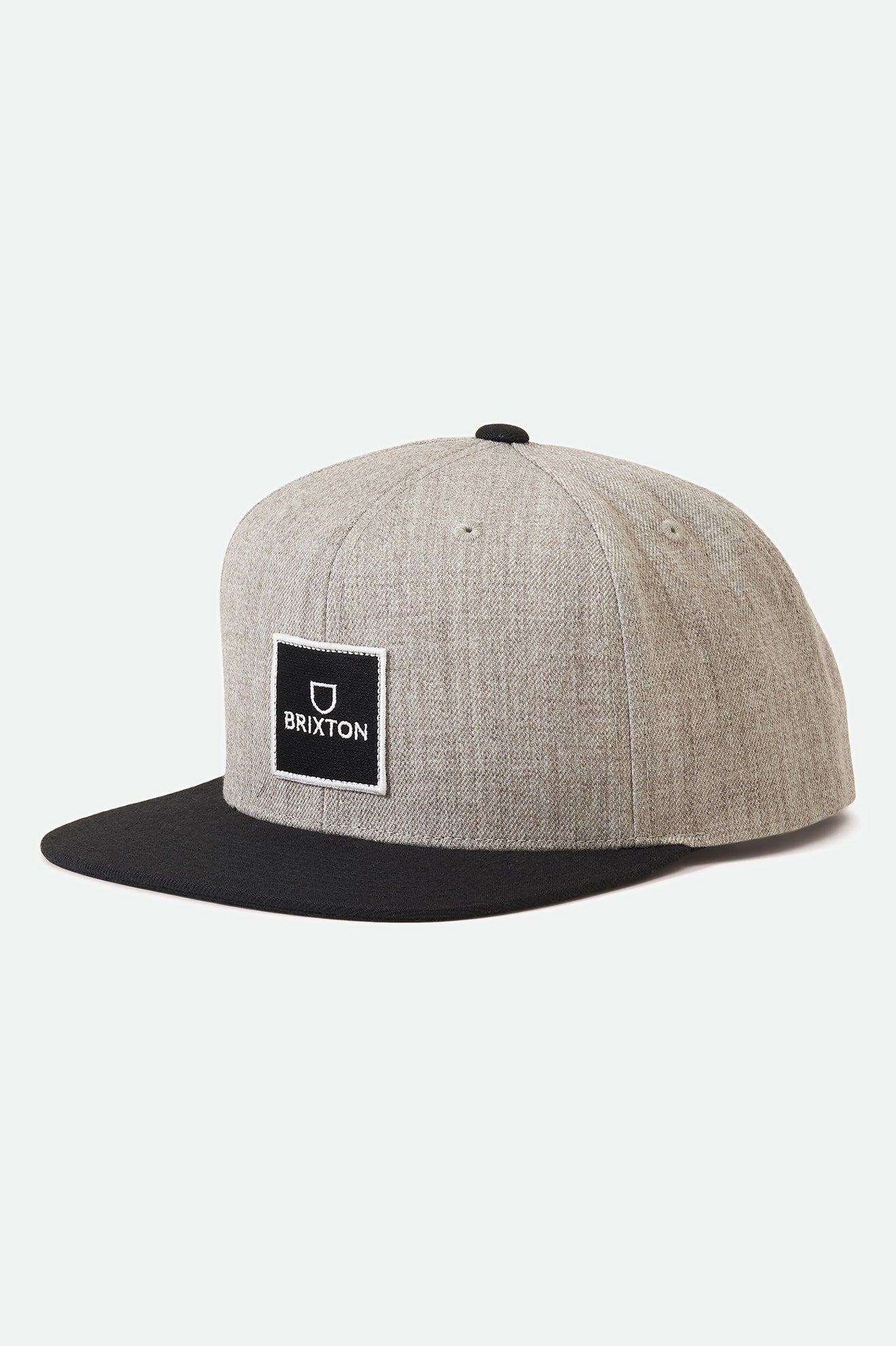 Gorras Brixton Alpha Square Netlpus MP Hombre Gris Negras | 98FJIUHQZ