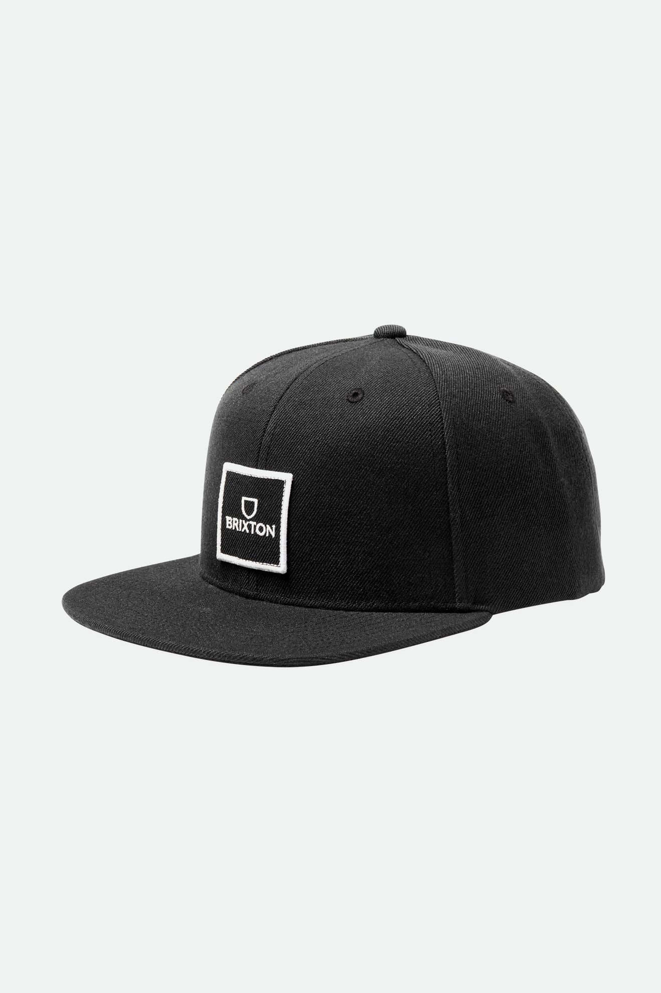 Gorras Brixton Alpha Square Netplus MP Hombre Negras | 76ABZUFDJ