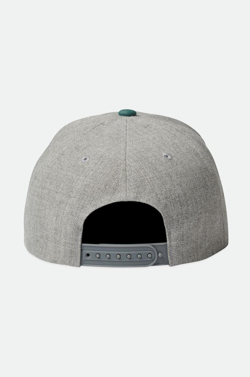 Gorras Brixton Crest C MP Hombre Gris Oscuro Verde Oscuro | 13DGJVXZO