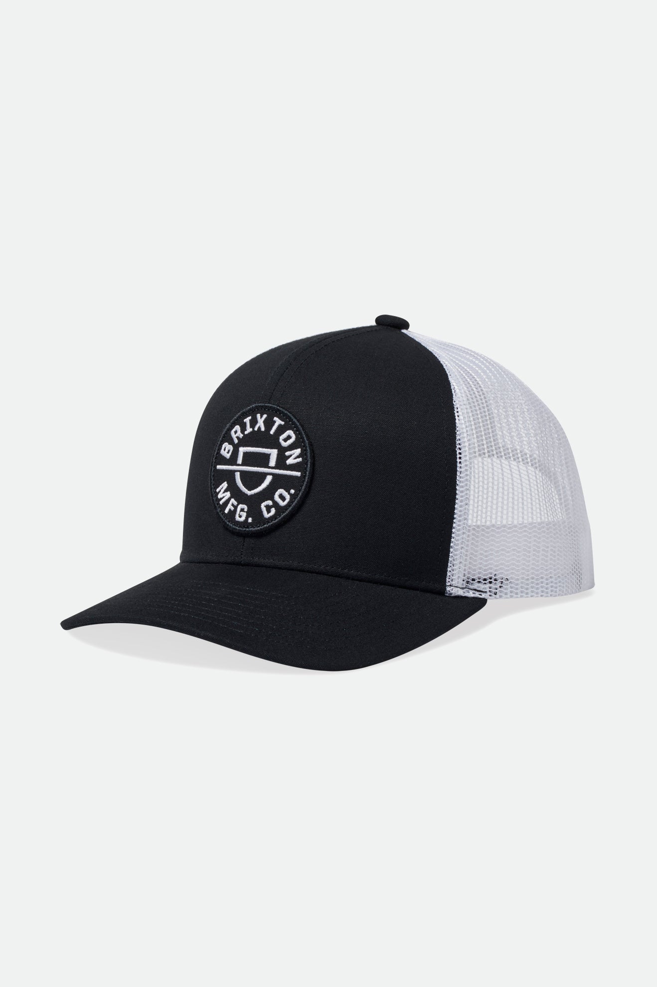 Gorras Brixton Crest NetPlus MP Trucker Hat Hombre Negras | 48PYASKJE