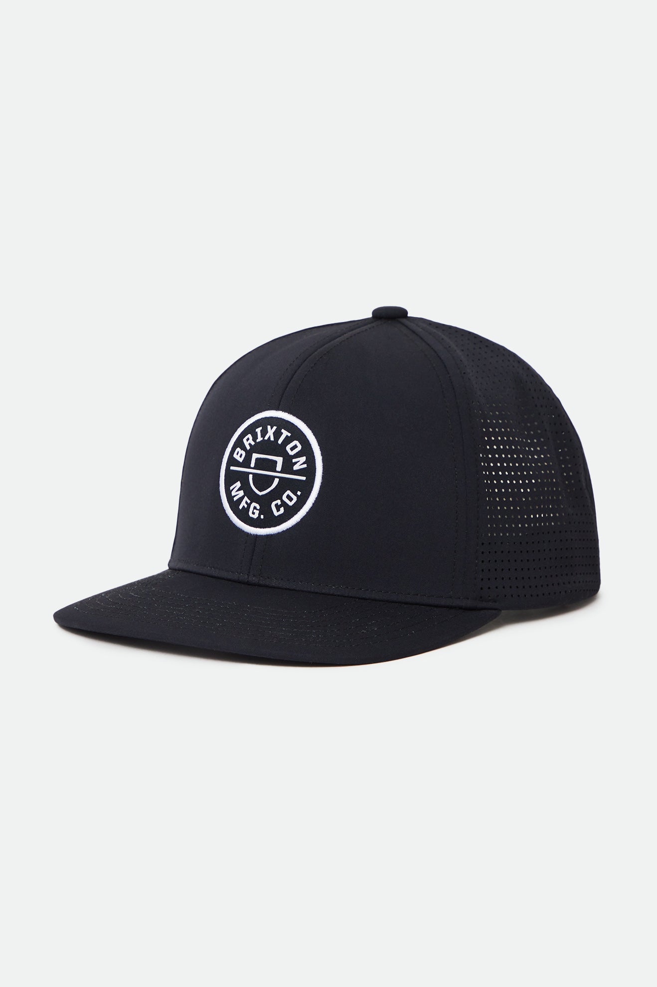 Gorras Brixton Crest Netplus MP Hombre Negras | 82PLHKBVT