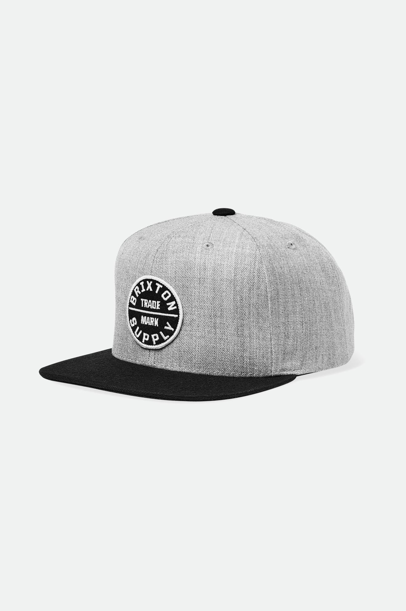 Gorras Brixton Oath III Hombre Gris Claro Negras | 73SQDYEZJ