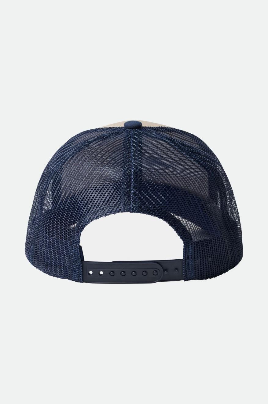 Gorras Brixton Rival Stamp NetPlus MP Trucker Hat Hombre Azul Marino | 70NBVEZQH