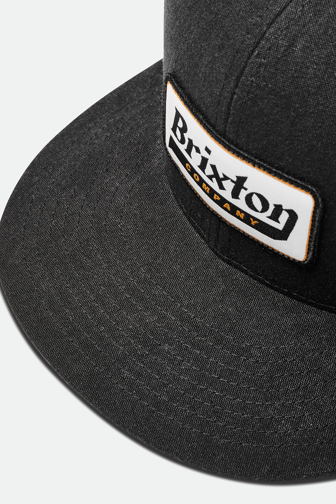 Gorras Brixton Steadfast HP Hombre Negras | 52LOYCTRA