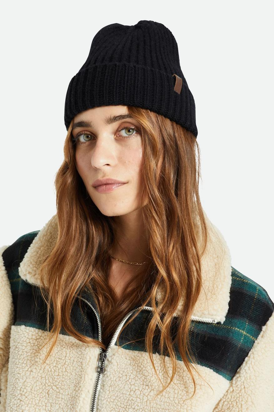 Gorros Brixton Heist Reserve Cashmere Mujer Negras | 98WVNIJUX