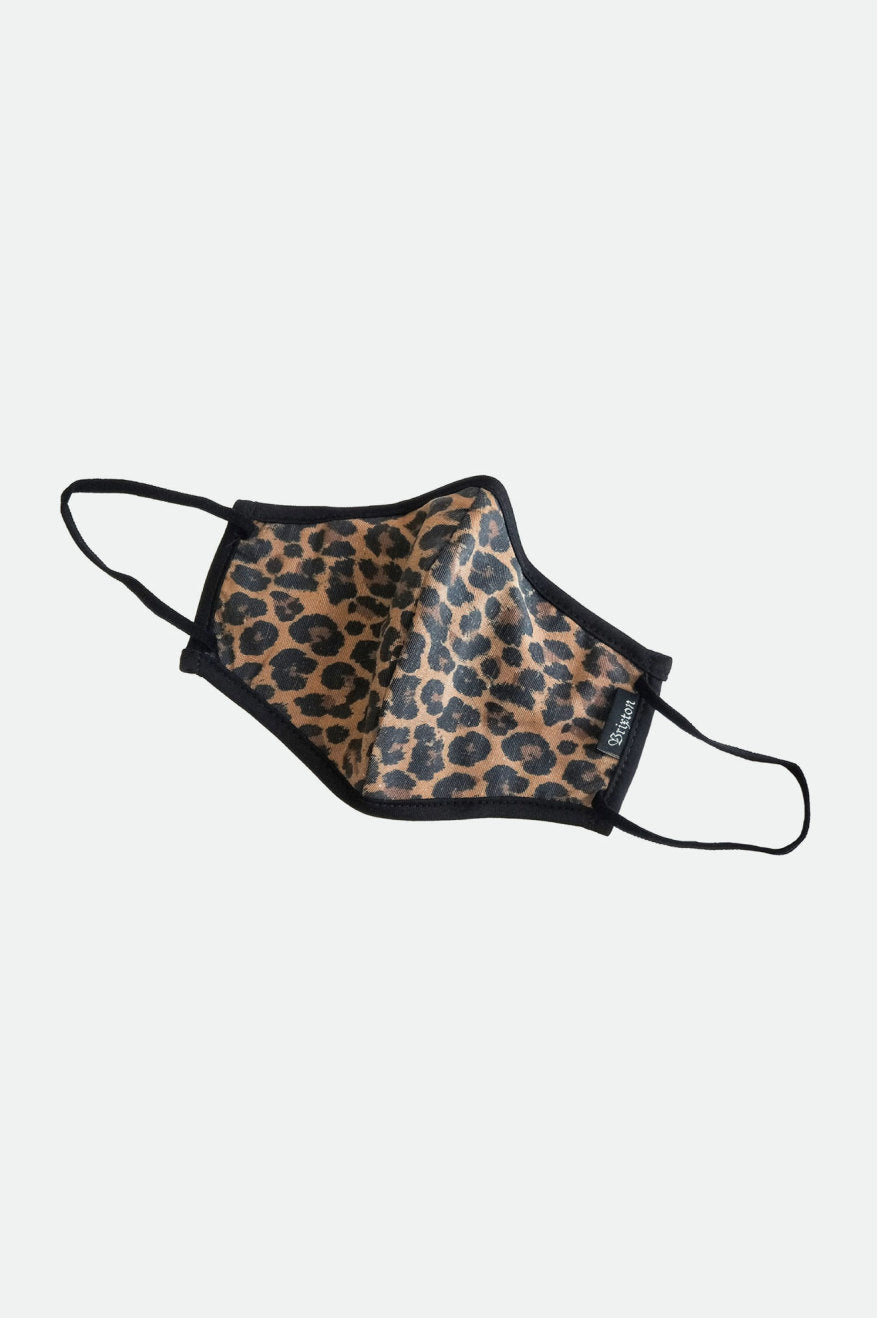 Mascarilla Brixton Antimicrobial 4-Way Stretch Unisex Leopardo | 06RKWHFBV