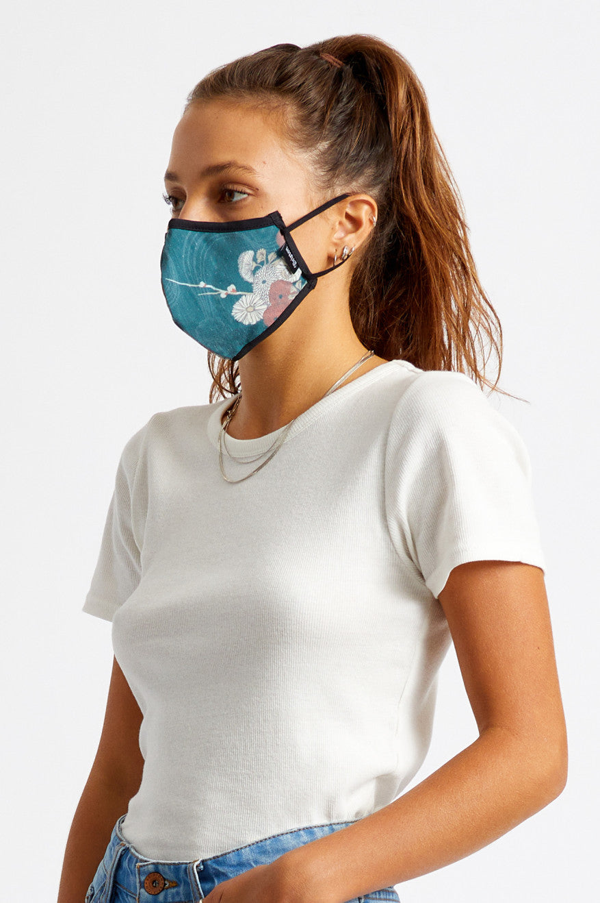 Mascarilla Brixton Antimicrobial 4-Way Stretch Unisex Verde | 26GYTDOEH