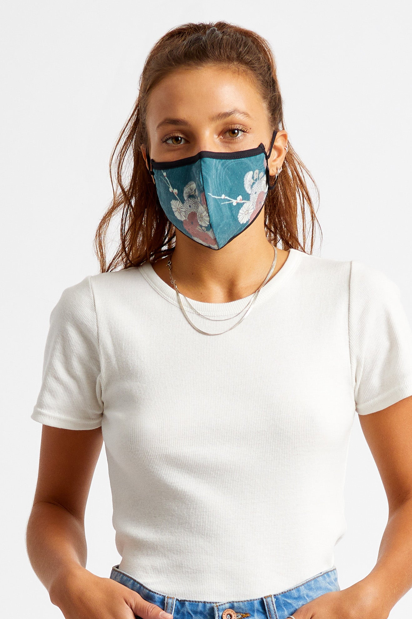 Mascarilla Brixton Antimicrobial 4-Way Stretch Unisex Verde | 26GYTDOEH