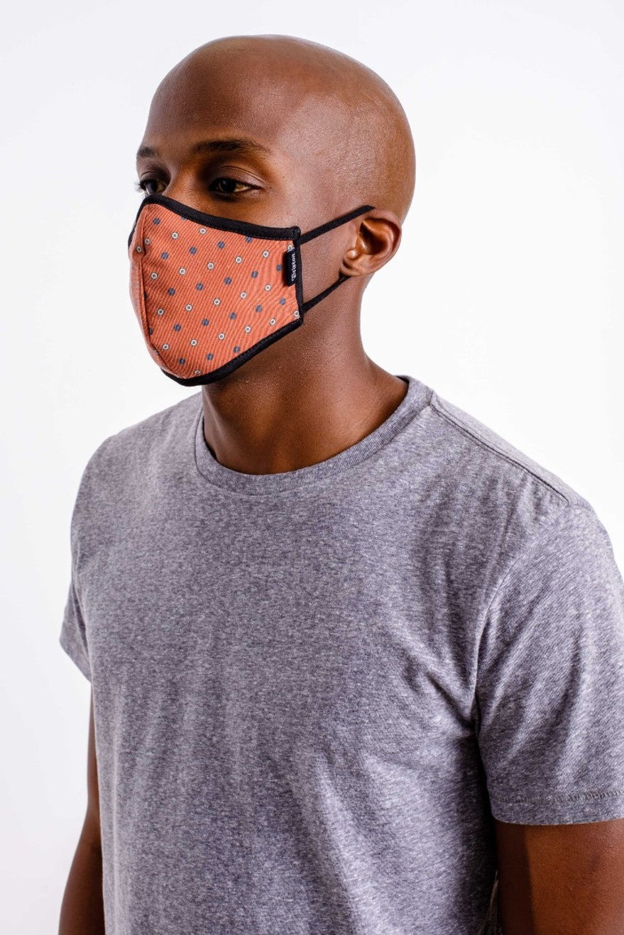 Mascarilla Brixton Antimicrobial 4-Way Stretch Unisex Rosas | 63AJRCZVN