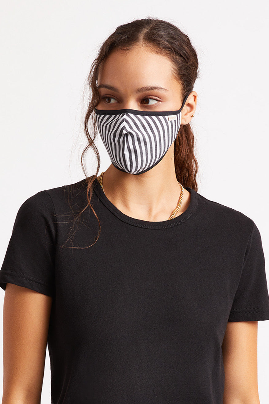 Mascarilla Brixton Ligeros Antimicrobial Unisex Negras | 41BMHZUAI