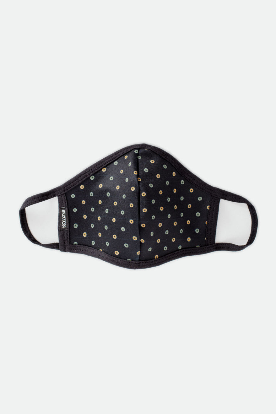 Mascarilla Brixton Reversible Unisex Negras | 19HKPIXRG