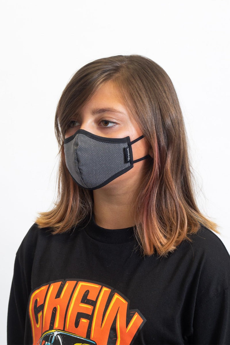 Mascarilla Brixton Youth Antimicrobial Unisex Negras | 59WOYSBGU