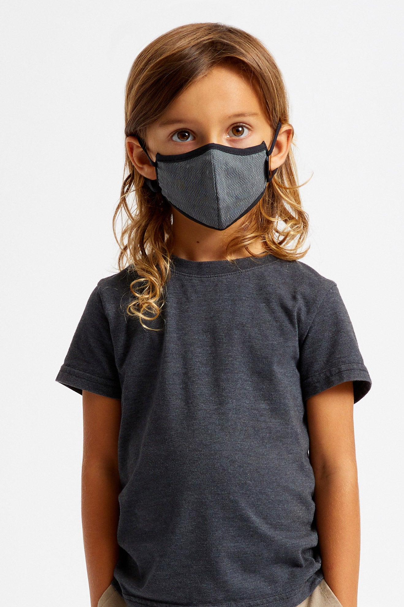 Mascarilla Brixton Youth Antimicrobial Unisex Negras | 59WOYSBGU