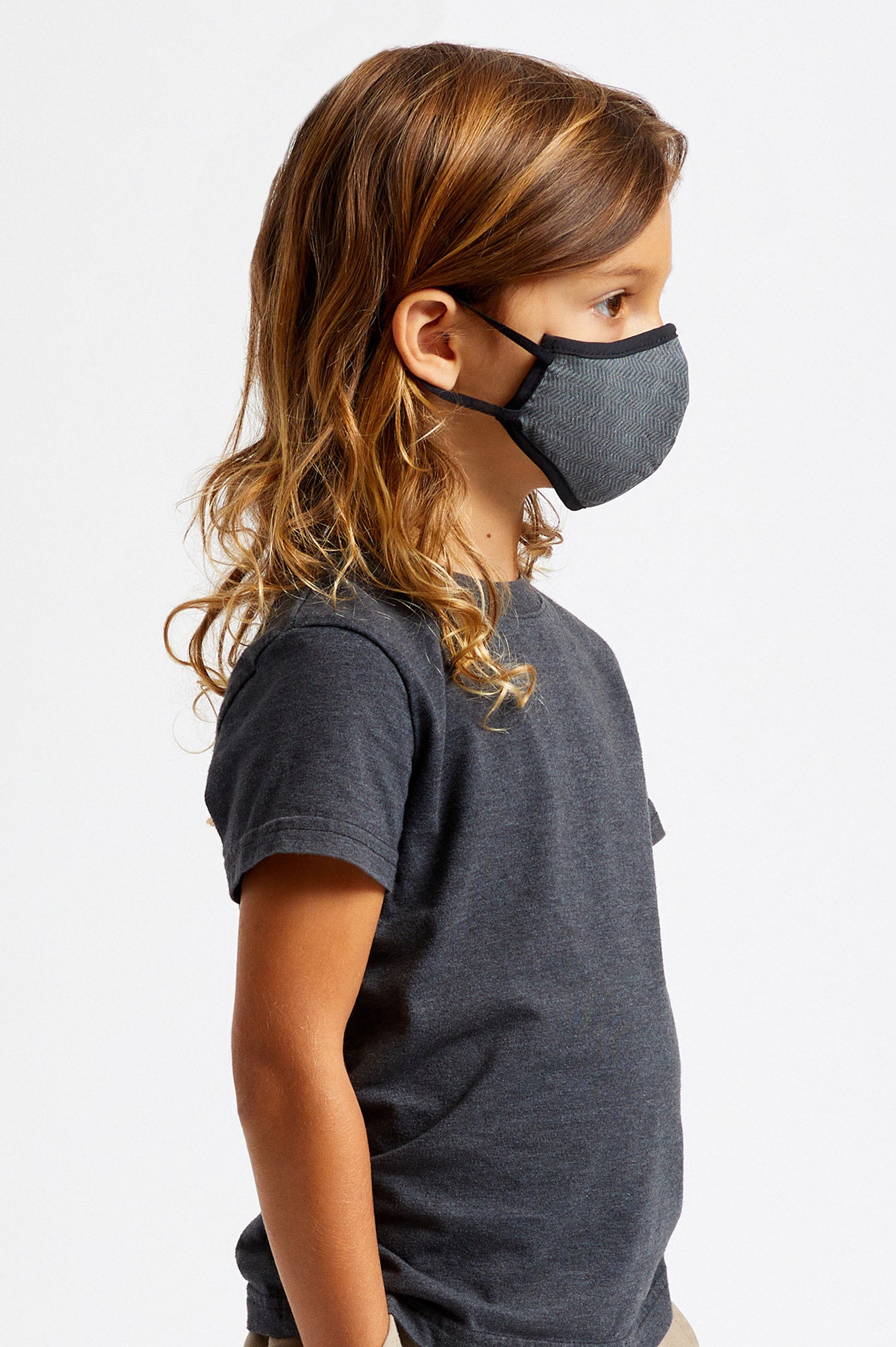 Mascarilla Brixton Youth Antimicrobial Unisex Negras | 59WOYSBGU