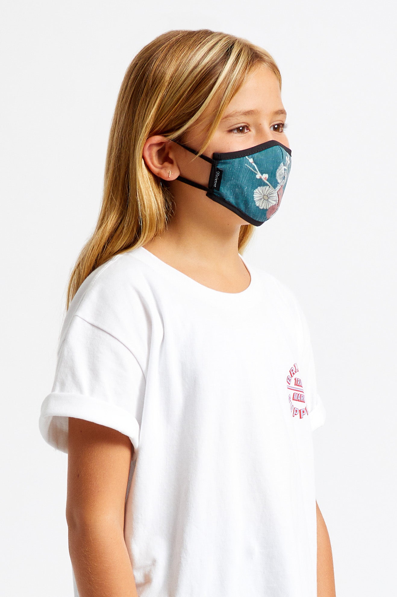 Mascarilla Brixton Youth Antimicrobial Unisex Verde | 94FUDZMWG