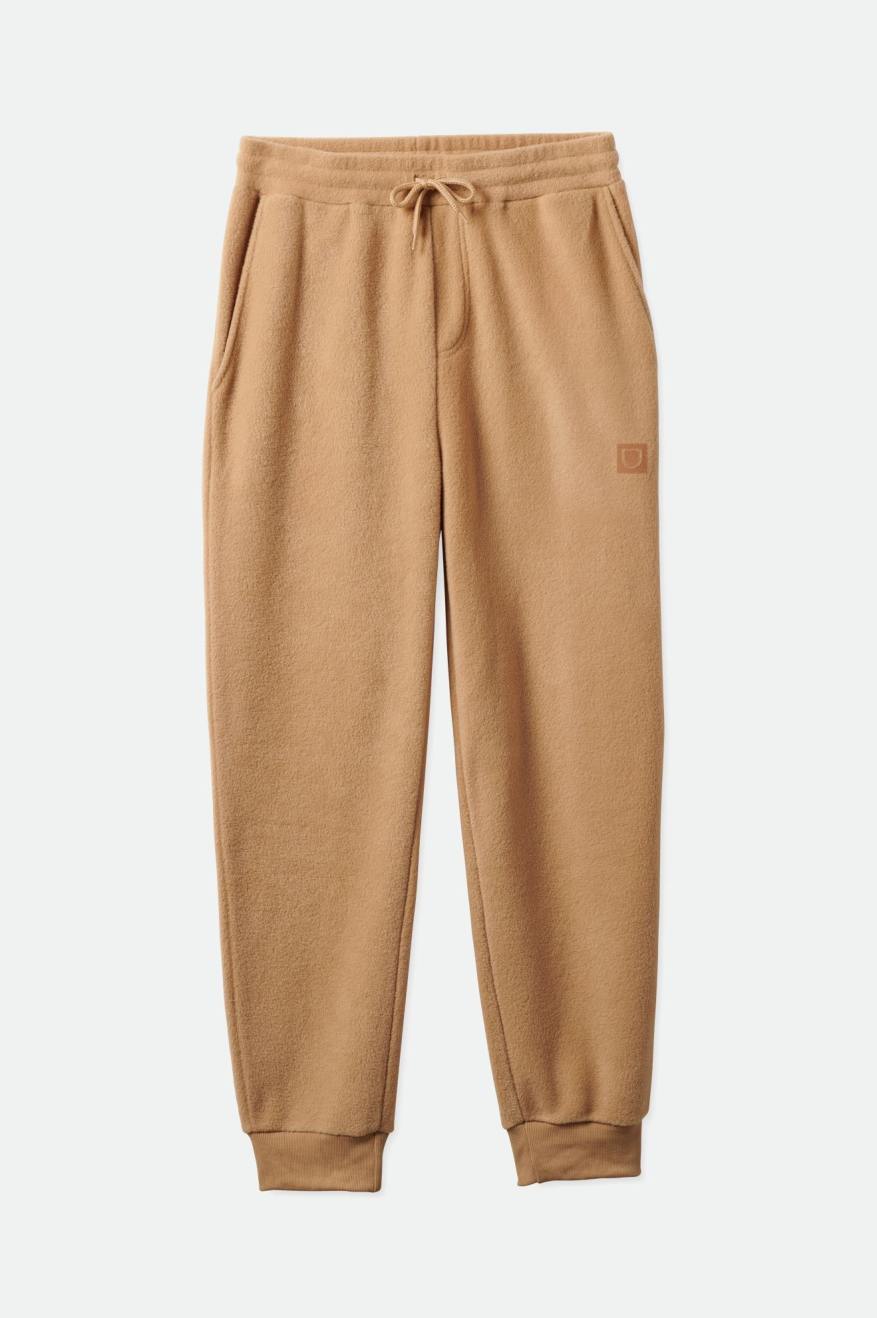 Pantalones Brixton Blanket Fleece Jogger Hombre Beige | 23DABGCJX