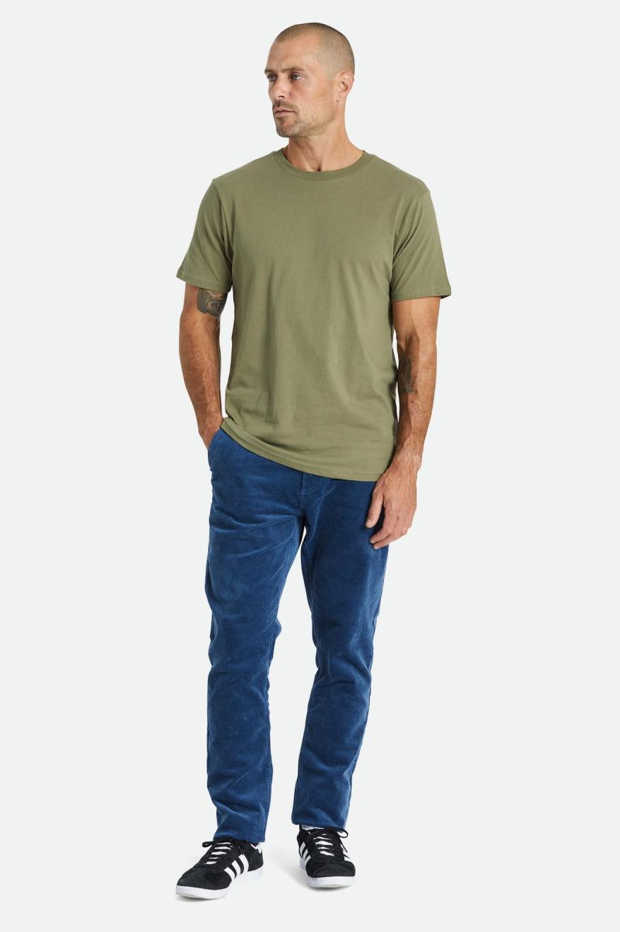 Pantalones Brixton Choice Chino Regular Hombre Azules | 73WMNELYV