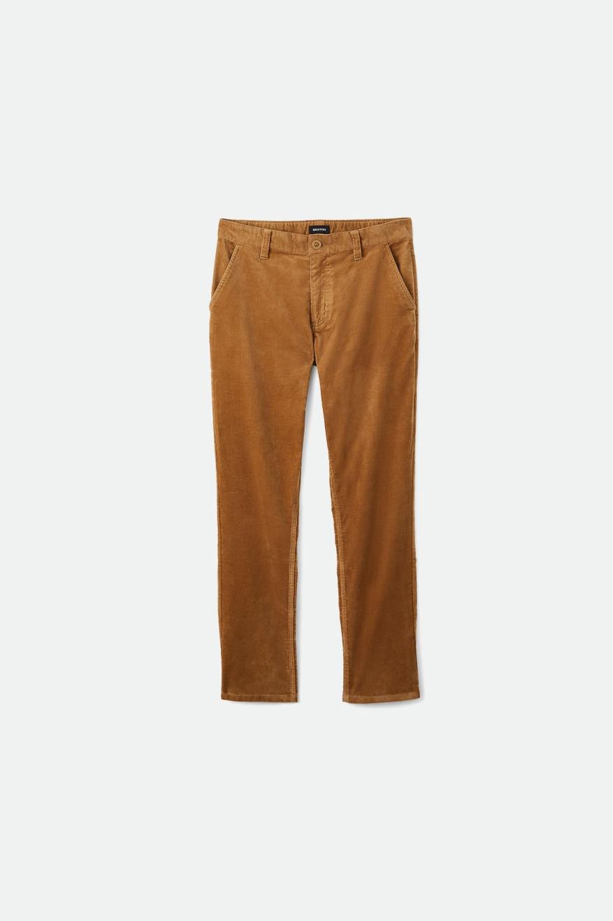 Pantalones Brixton Choice Chino Regular Hombre Kaki | 83CTFEDUJ