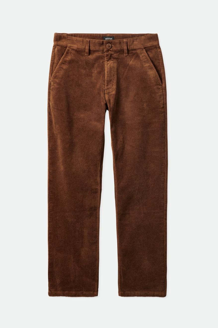 Pantalones Brixton Choice Chino Regular Hombre Marrones | 96CQGXLYI