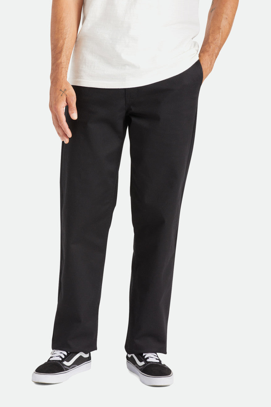 Pantalones Brixton Choice Chino Relaxed Hombre Negras | 79GUVHJYN