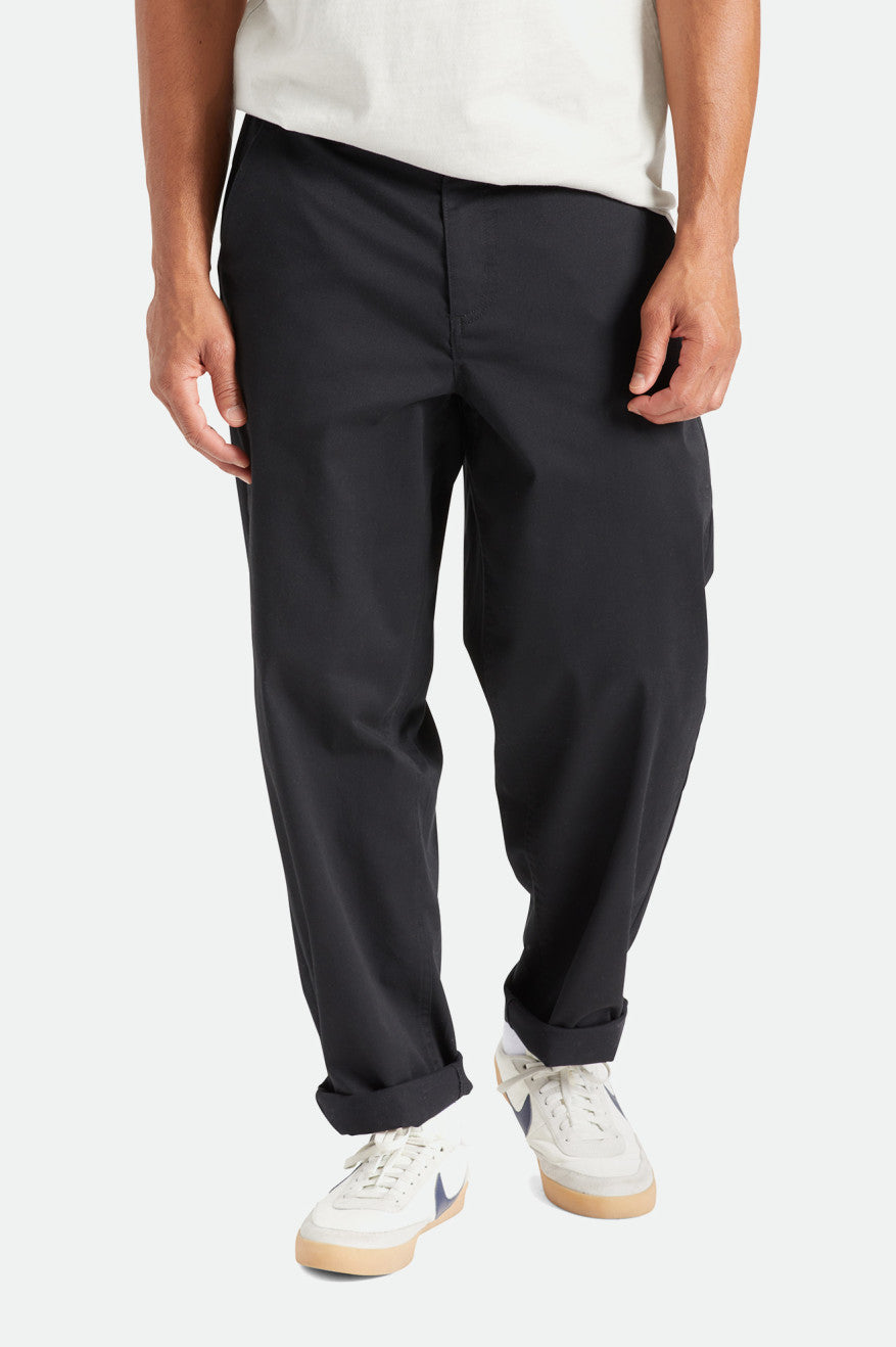 Pantalones Brixton Medina Hombre Negras | 39KLWYIDC