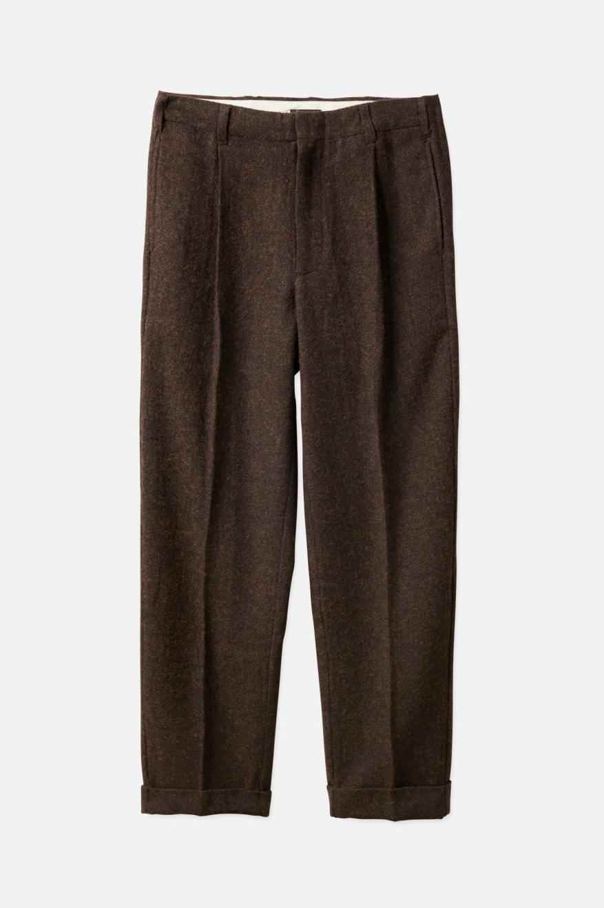 Pantalones Brixton Regent Reserve Trouser Hombre Marrones | 71OIESZBQ