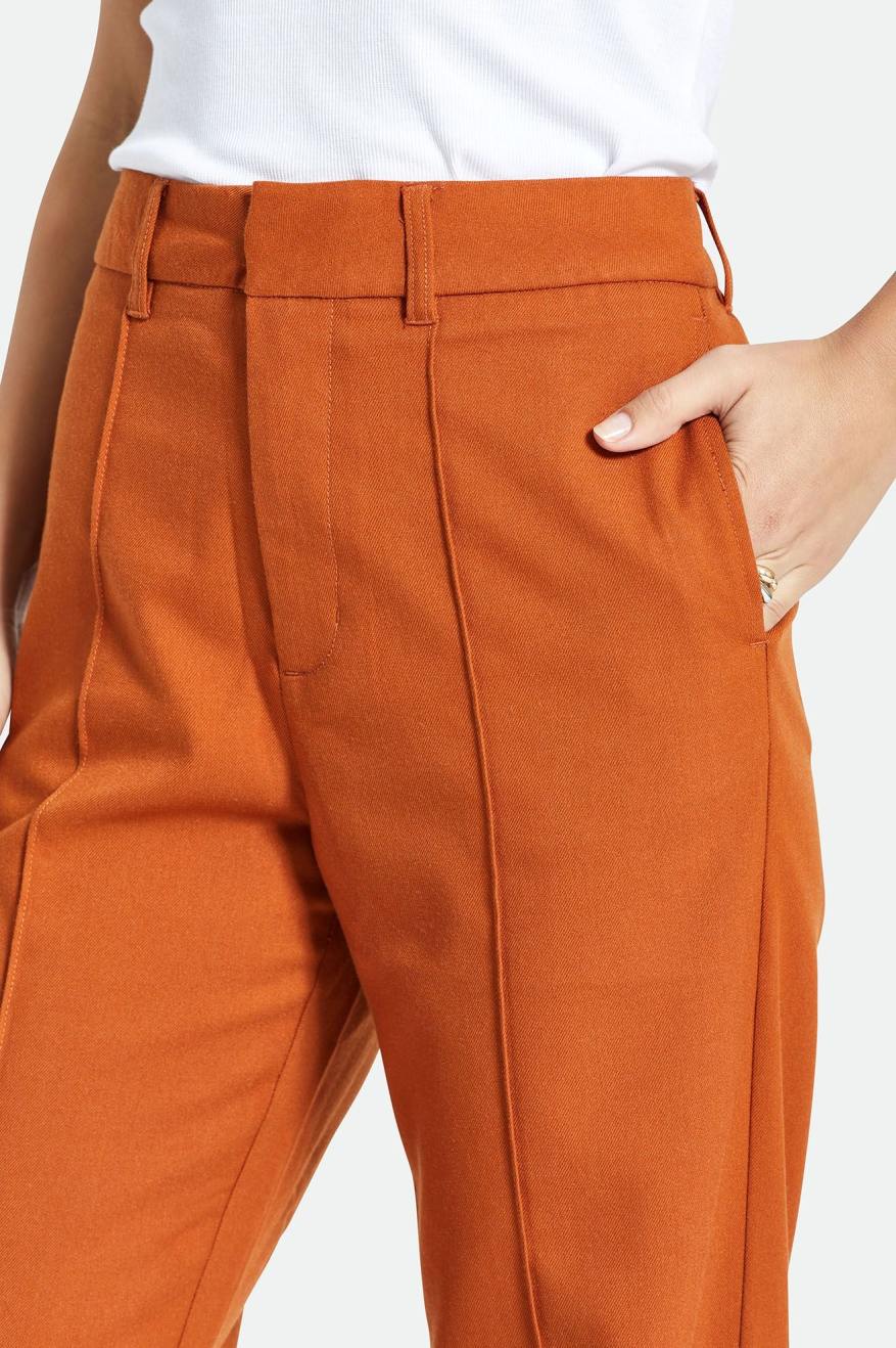 Pantalones Brixton Retro Trouser Mujer Naranjas | 94CMGLVUR