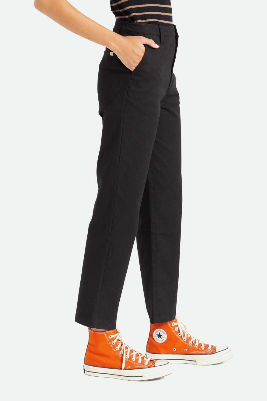 Pantalones Brixton Victory Mujer Negras | 37FDBWQEL