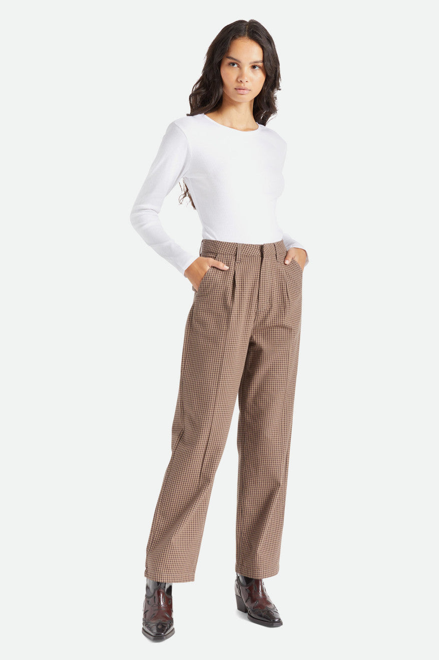 Pantalones Brixton Victory Trouser Mujer Verde Oscuro | 68GUEHLSD