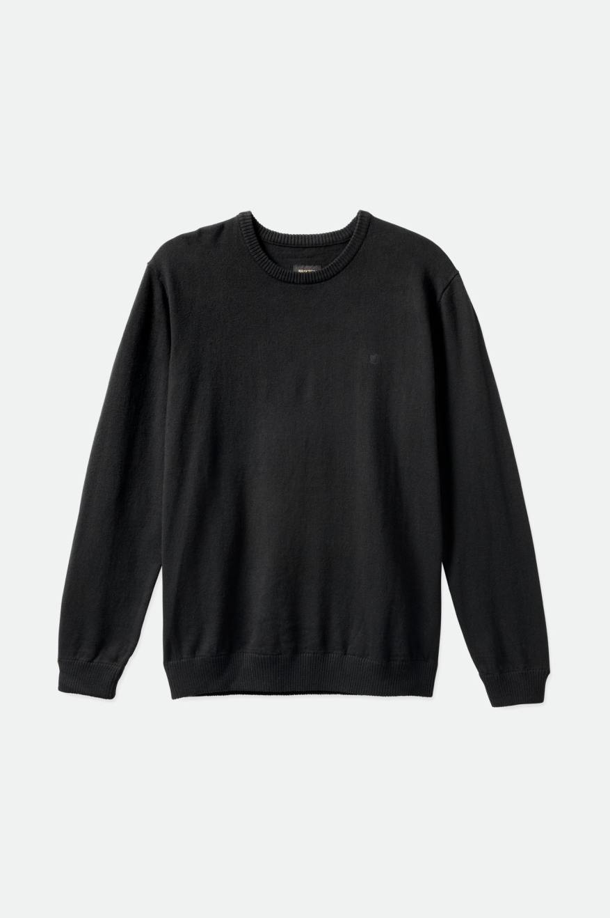 Prendas De Punto Brixton Reserve Cashmere Sueter Hombre Negras | 28JXKTSOL