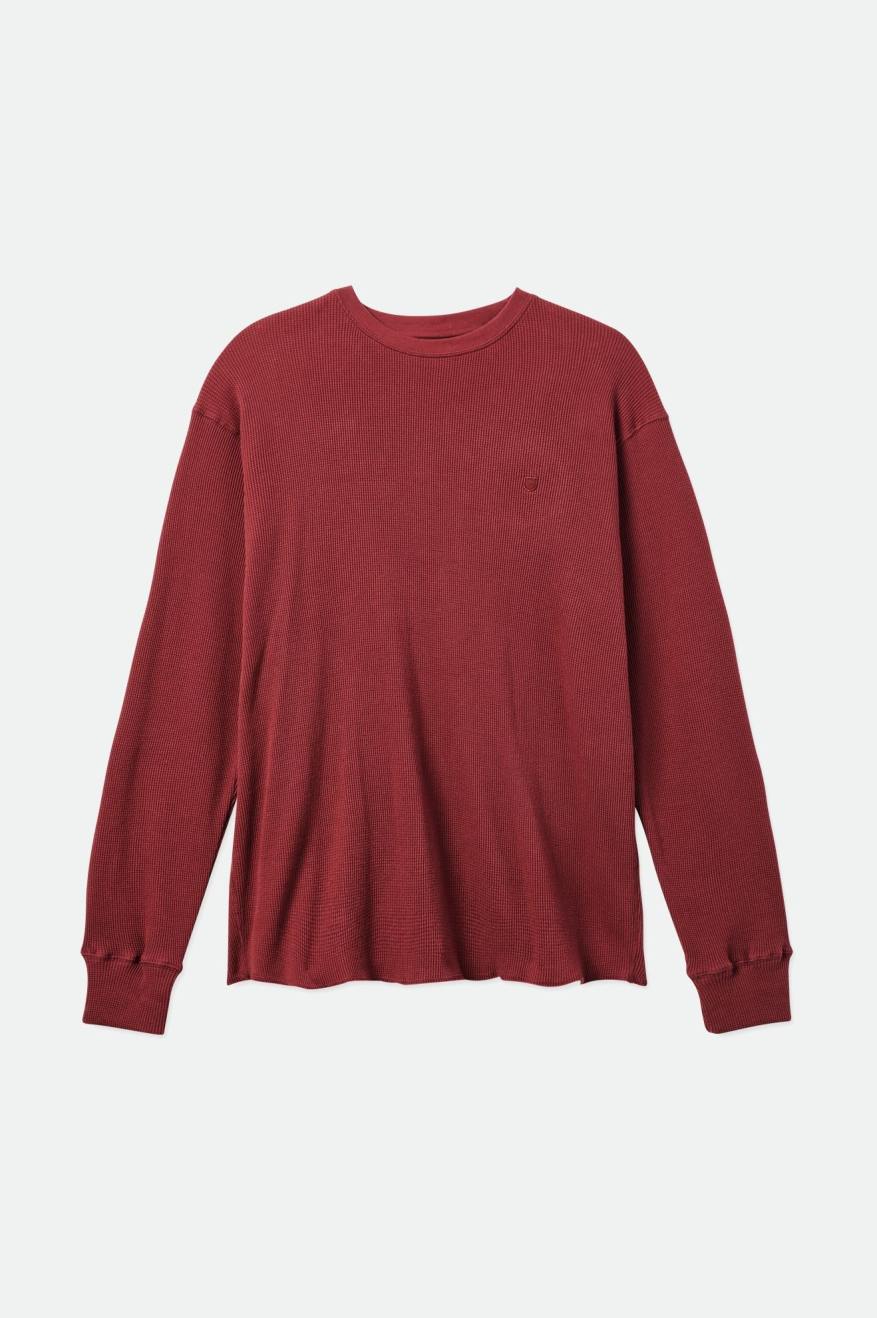 Prendas De Punto Brixton Reserve Thermal L/S Hombre Rojas | 54AWOPKSC