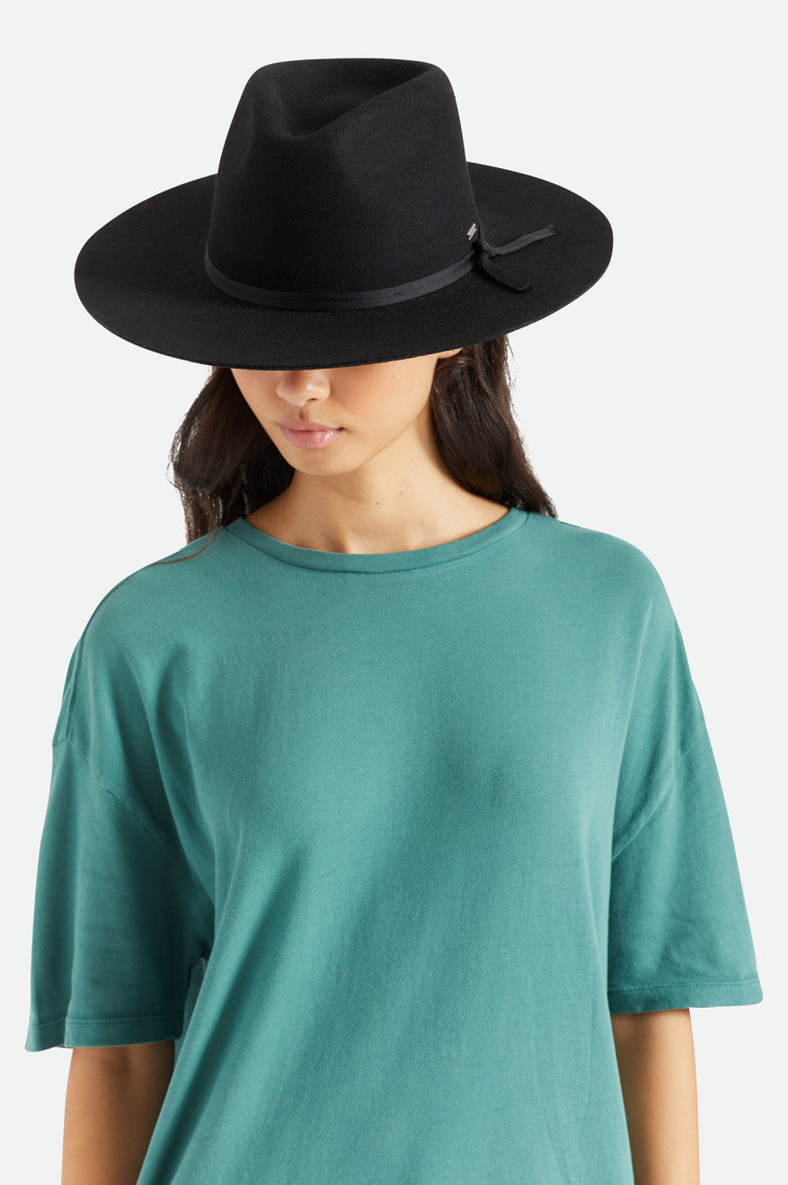 Sombreros Brixton Cohen Cowboy Hat Mujer Negras | 10QGMSPXD