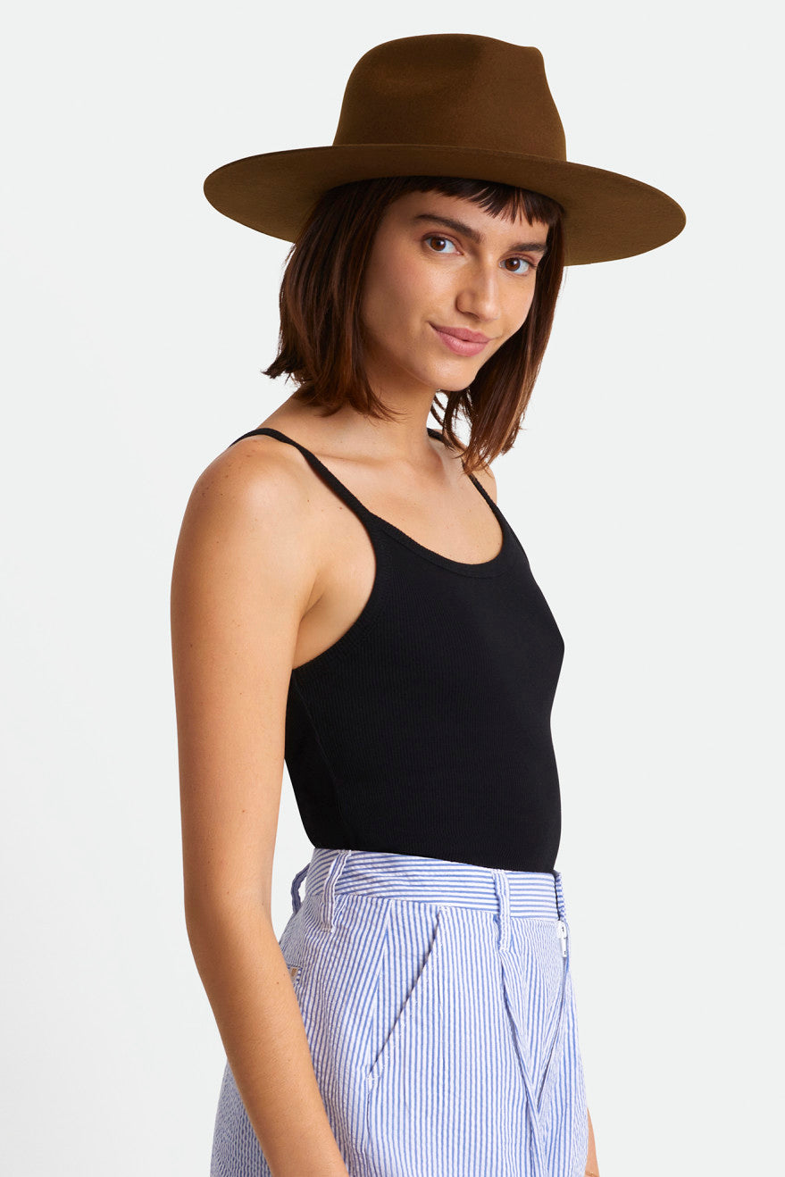 Sombreros Brixton Cohen Cowboy Hat Mujer Cafe | 60SMUWAKF