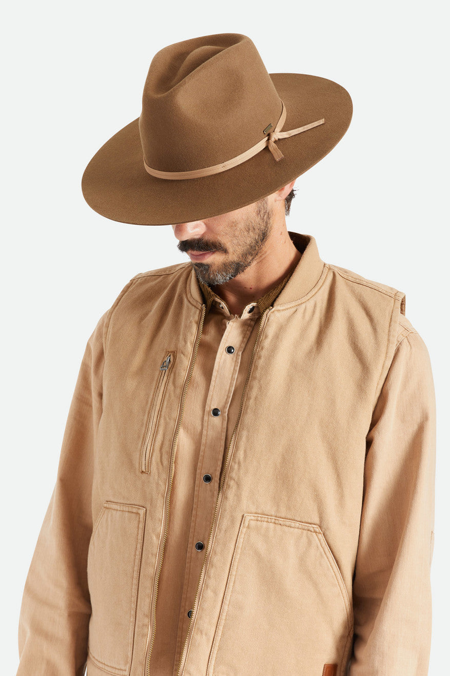 Sombreros Brixton Cohen Cowboy Hombre Beige | 19PESIQYA