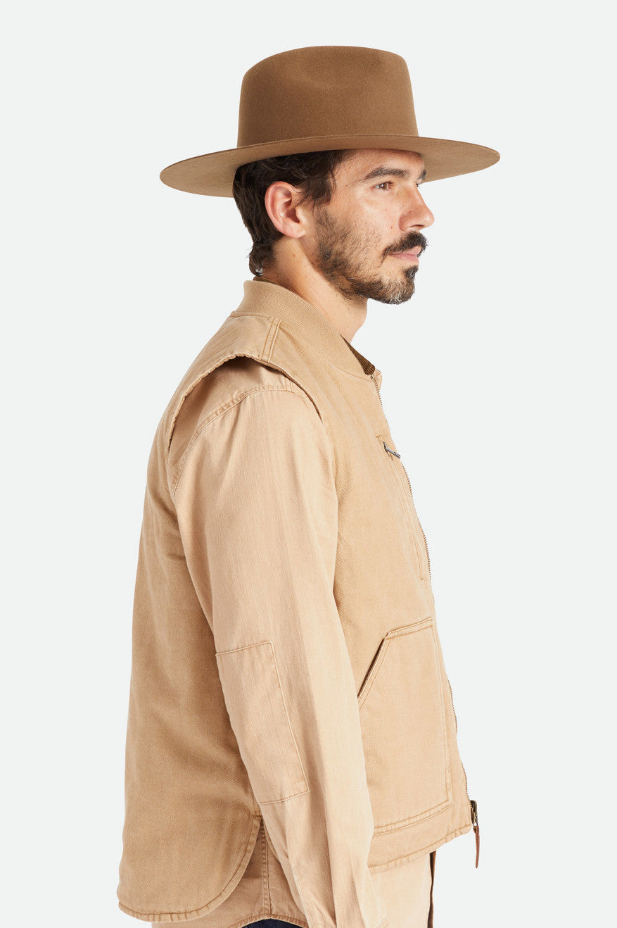 Sombreros Brixton Cohen Cowboy Hombre Beige | 19PESIQYA