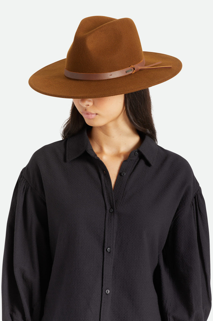 Sombreros Brixton Field Proper Hat Mujer Cafe | 42BLKYPXW