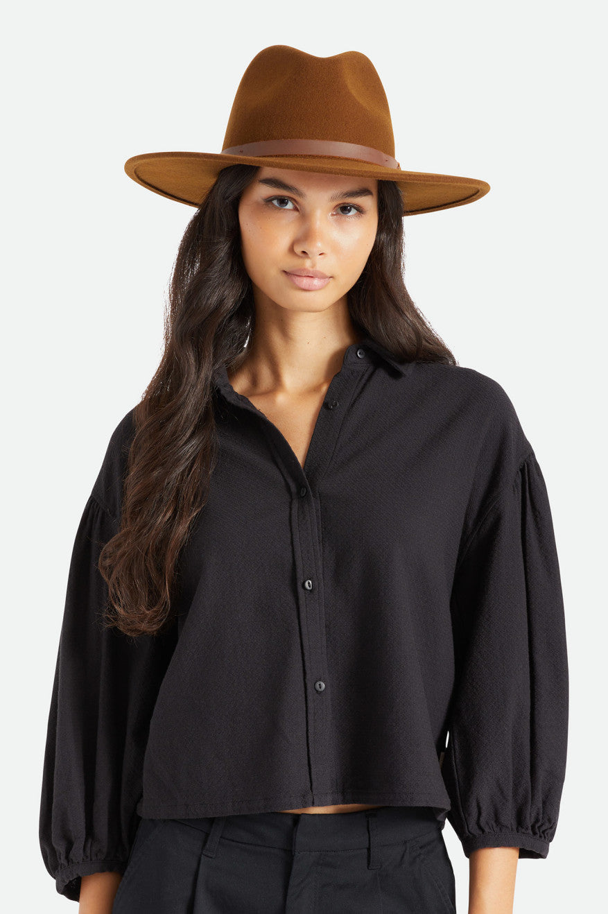 Sombreros Brixton Field Proper Hat Mujer Cafe | 42BLKYPXW