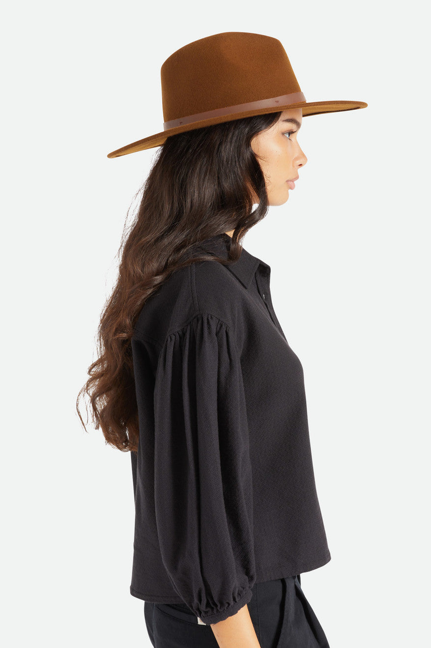 Sombreros Brixton Field Proper Hat Mujer Cafe | 42BLKYPXW