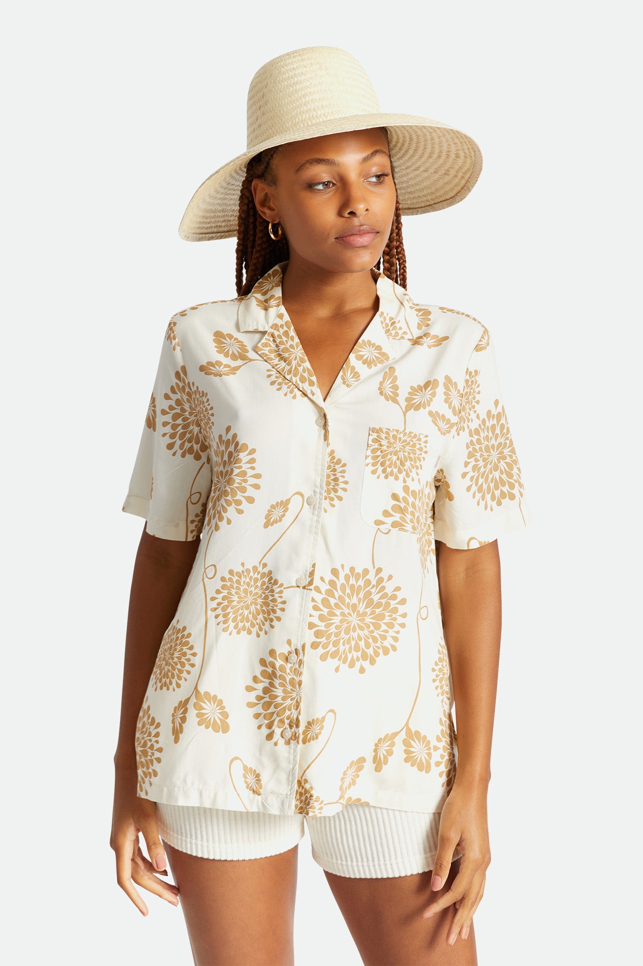 Sombreros Brixton Janae Sun Hat Mujer Beige | 30EXQAODJ