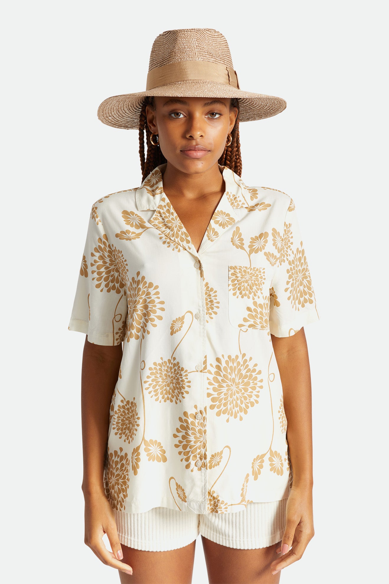 Sombreros Brixton Janae Sun Hat Mujer Beige | 30EXQAODJ