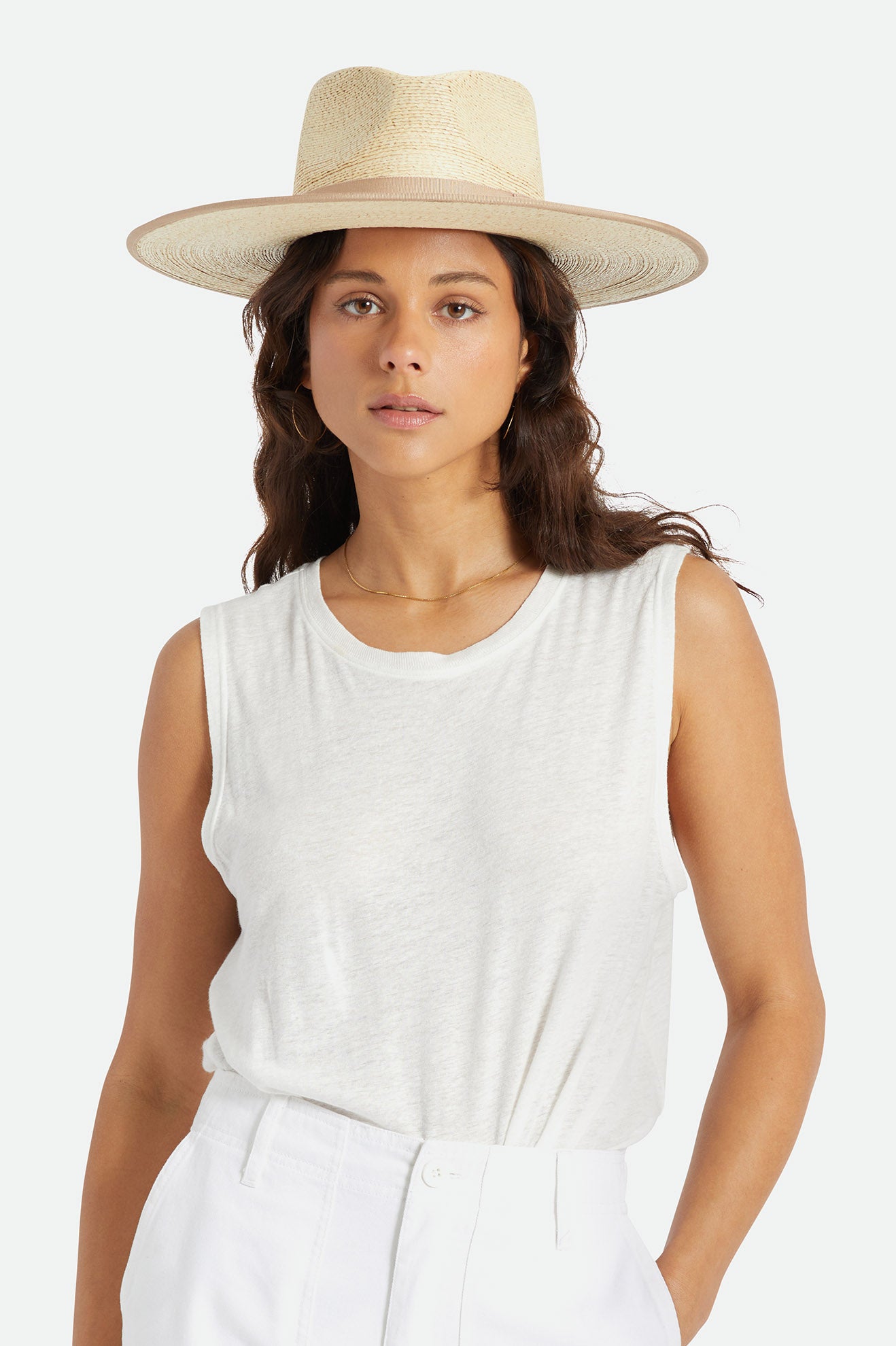 Sombreros Brixton Jo Straw Rancher Hat Mujer Beige | 20AQZPIJH