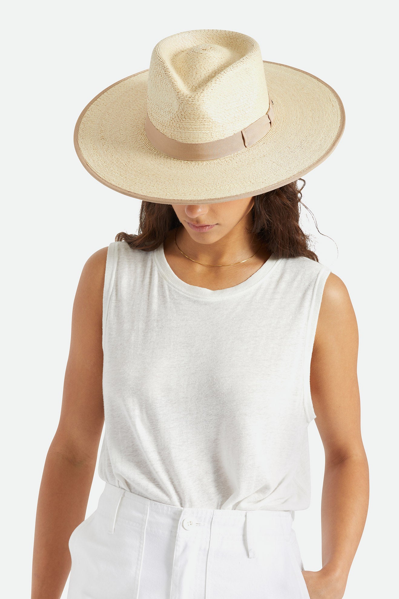 Sombreros Brixton Jo Straw Rancher Hat Mujer Beige | 20AQZPIJH